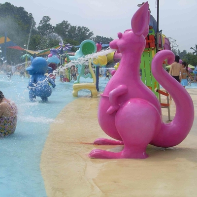 Kanguru air Sprayground Aqua bermain, peralatan bermain anak semprotan air yang disesuaikan