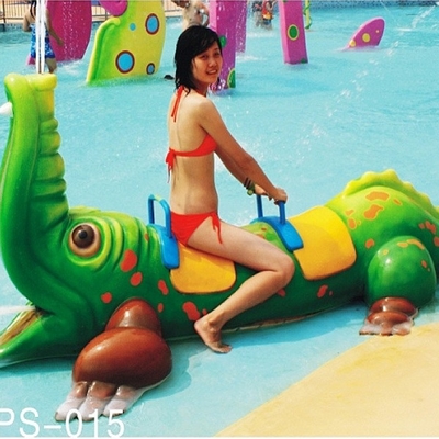 Fiberglass Air Playground Equipmentv Semprot Shell Aqua Bermain Fiberglass Sprayground
