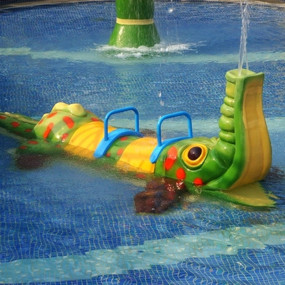 Semprot buaya Aqua bermain, air Sprayground peralatan, peralatan Aqua Park