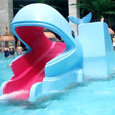 Industri kecil wahana hiburan rakit, fiberglass slide pool for Kids Water Park