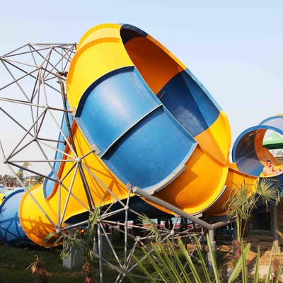 fiberglass air slide kecil untuk orang tua dan anak-anak air interaksi menyenangkan