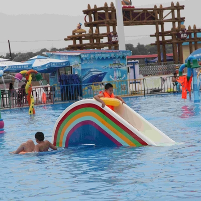 Slide fiberglass Air kolam renang di Medium Air Playground (XPH-001)