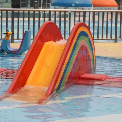 Rainbow Bridge kecil Slide, Anak-anak Water Park Slide dari Waterpark kecil untuk anak-anak