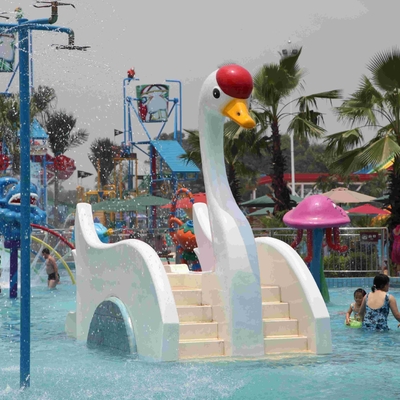 Seluncur Fiberglass Kolam Renang Dalam Ruangan Atau Luar Ruangan, Seluncuran Air Taman Hiburan Air Anak-anak