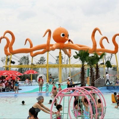 Disesuaikan terbuka Octopus Semprot Untuk Aqua Mainkan Water Park Produk