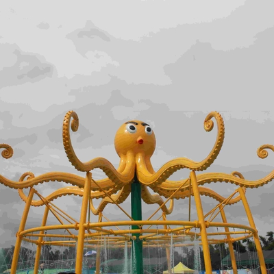 Disesuaikan 8m Tinggi Octopus Semprot Untuk Aqua Water Playground Equipment