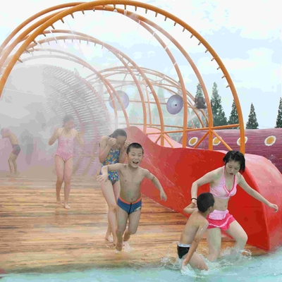 Peralatan bermain kepiting Maze hiburan kolam, Taman air besar Aqua bermain