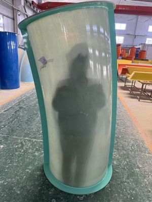 Perosotan Fiberglass Tubuh Aqua Aqua Loop Untuk Kolam Renang Peralatan Vison Waterparks