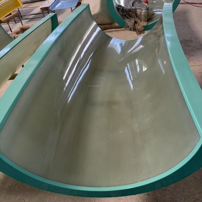 Desain Peralatan Taman Air RTM Fiberglass Slides Untuk Kolam Renang Vison Waterparks