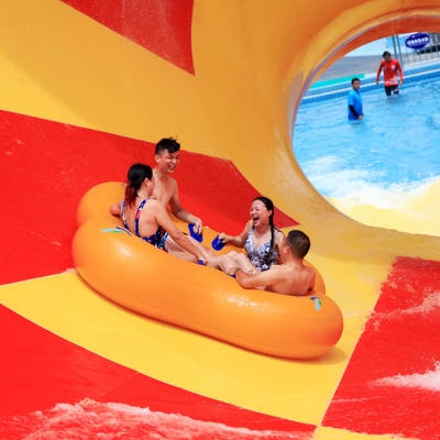Slide Serat Kaca Air Tornado Besar Untuk Kolam Renang Vison Peralatan Taman Air