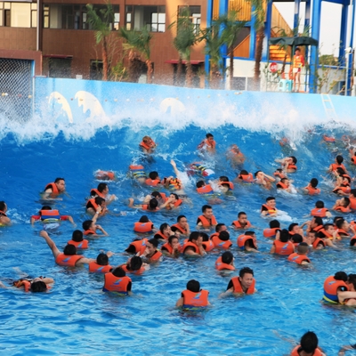 Artificial Big Surfing Tsunami Samudera Air Wave Pool dengan Waves Park Vacuum 3 meter tinggi