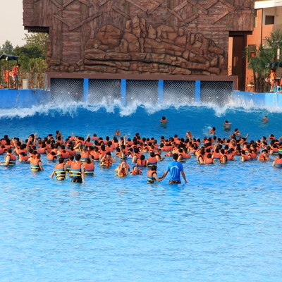 Waterfun Big Surfing Tsunami Samudera kolam renang air gelombang dengan gelombang taman vakum 3 meter tinggi