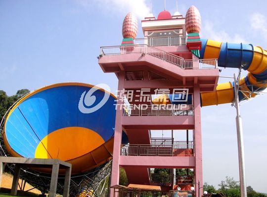 Desain Terbaru Hiburan Air Senter Fiberglass untuk Taman Air Petualangan di China