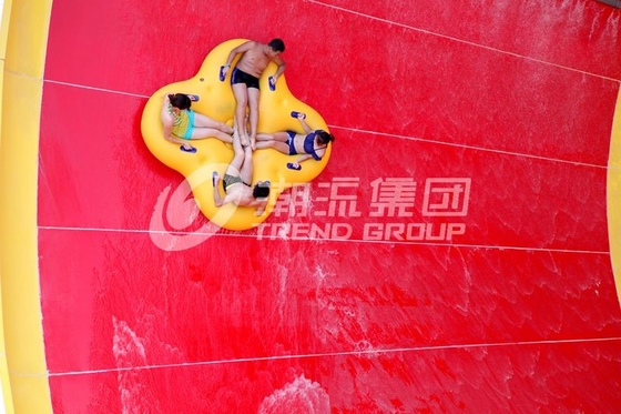 Super Tornado Fiberglass Water Slides 14.6m Platform Tinggi untuk Orang Dewasa Bertema