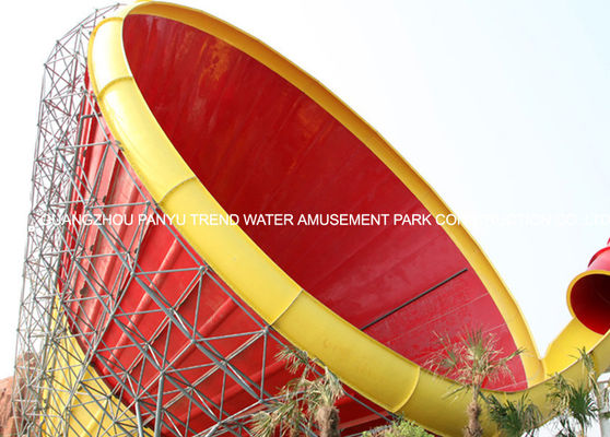 Fiberglass Tornado Water Slides 30 Tahun Pengalaman di Taman Air Vison