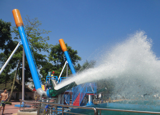 12.5m Tinggi Cannon Bola Fiberglass Water Slides Untuk Amusement Water Park
