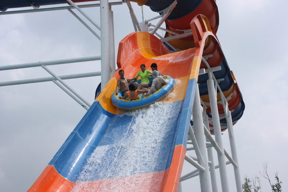 Internet Kecepatan Big Fiberglass Water Slide Pada Taman Air, 360 orang / h