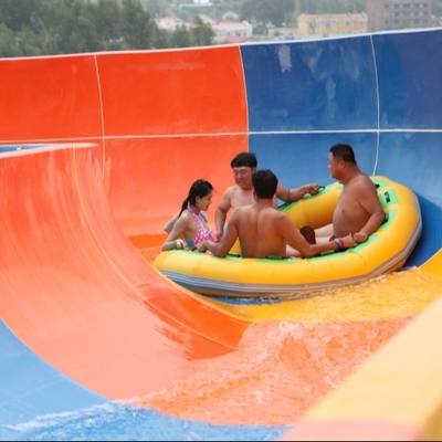 Internet Kecepatan Big Fiberglass Water Slide Pada Taman Air, 360 orang / h