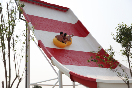 Funnuy Custom Water Slides, Taman Hiburan Boomerang Aqua Slide Untuk 2 Orang Family Fun