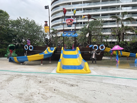 Fiberglass Customzied Vison Bot Waterparks Slide Park Pabrik Peralatan