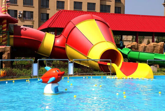 Slide Air Tornado Kecil yang Kompak dengan Rakit Ganda dan Gelcoat yang Tahan UV untuk Hiburan Keluarga