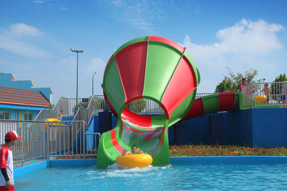 Slide Air Tornado Kecil yang Kompak dengan Rakit Ganda dan Gelcoat yang Tahan UV untuk Hiburan Keluarga