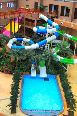 Slide Air Spiral Multi Lane yang Disesuaikan untuk Taman Air - Produsen Audit SGS