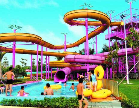 Slide Air Spiral Multi Lane yang Disesuaikan untuk Taman Air - Produsen Audit SGS