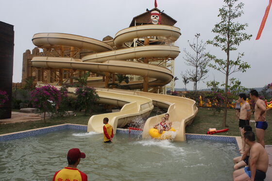 Slide Air Spiral Multi Lane yang Disesuaikan untuk Taman Air - Produsen Audit SGS