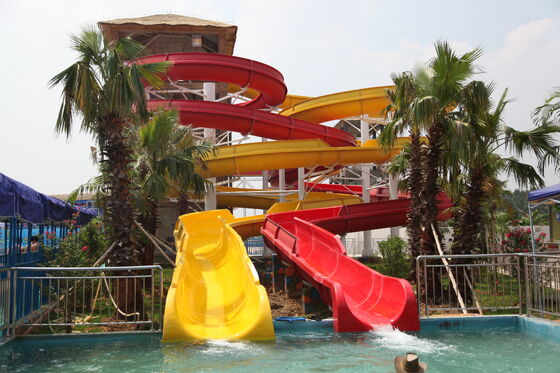 Slide Air Spiral Multi Lane yang Disesuaikan untuk Taman Air - Produsen Audit SGS