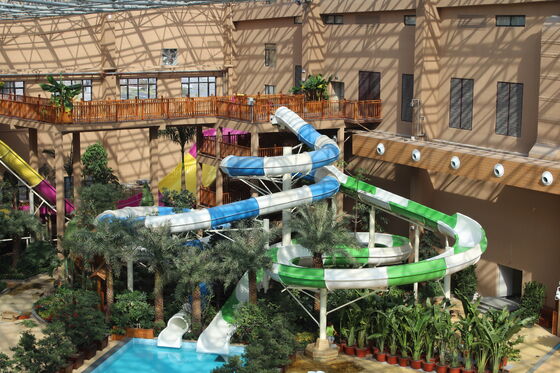 Slide Air Spiral Multi Lane yang Disesuaikan untuk Taman Air - Produsen Audit SGS