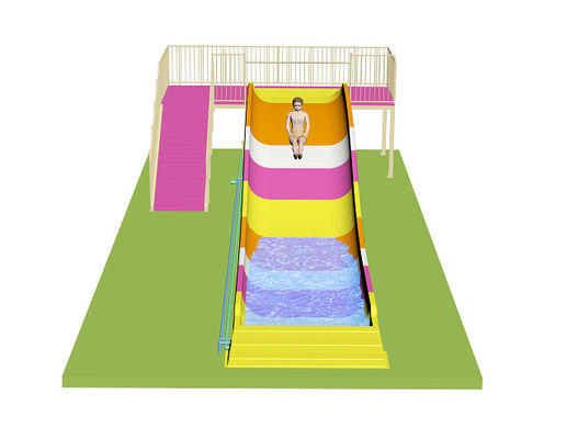 Keluarga Anak-anak Water Slides Untuk Aqua Park Fiberglass Material