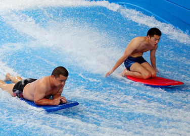 Disesuaikan Arus Rider Gelombang Fiberglass Surfing Mesin Amusement untuk Water Park