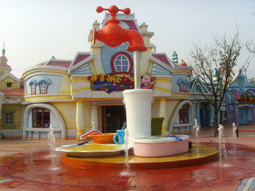 Disesuaikan Theme Park Proyek, Water Park Konstruksi Dengan Fiberglass Bahan