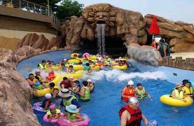 Fiberglass Aqua Park Peralatan Untuk Hotel Lazy River, Keluarga Pada Summer Vacation di Aqua Park